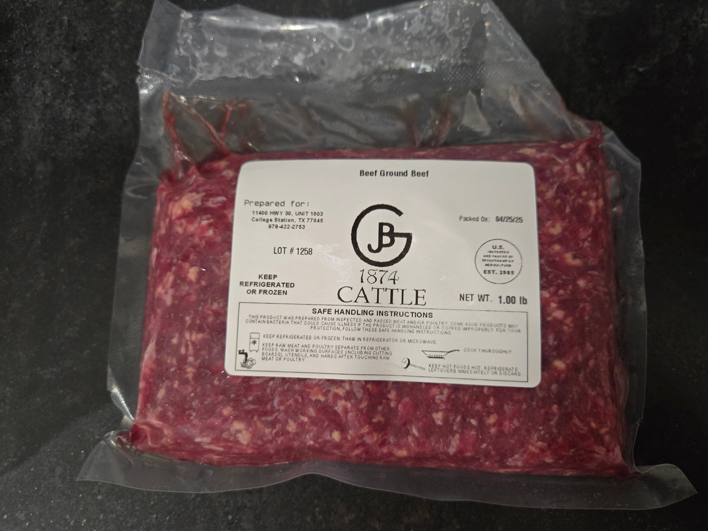 20lb Ground Beef Pack