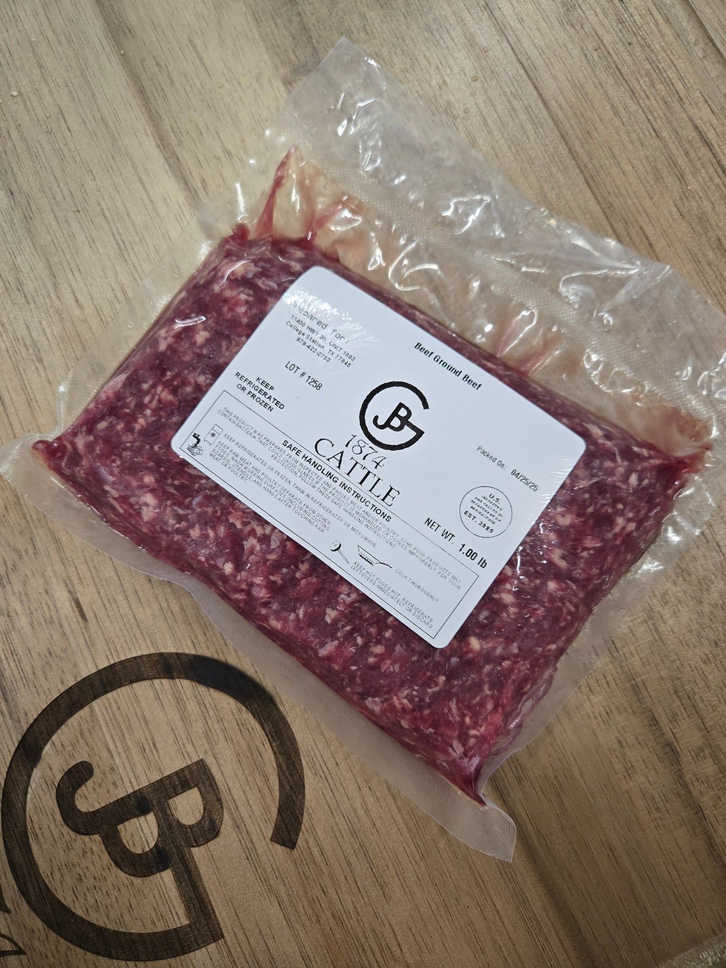 20lb Ground Beef Pack