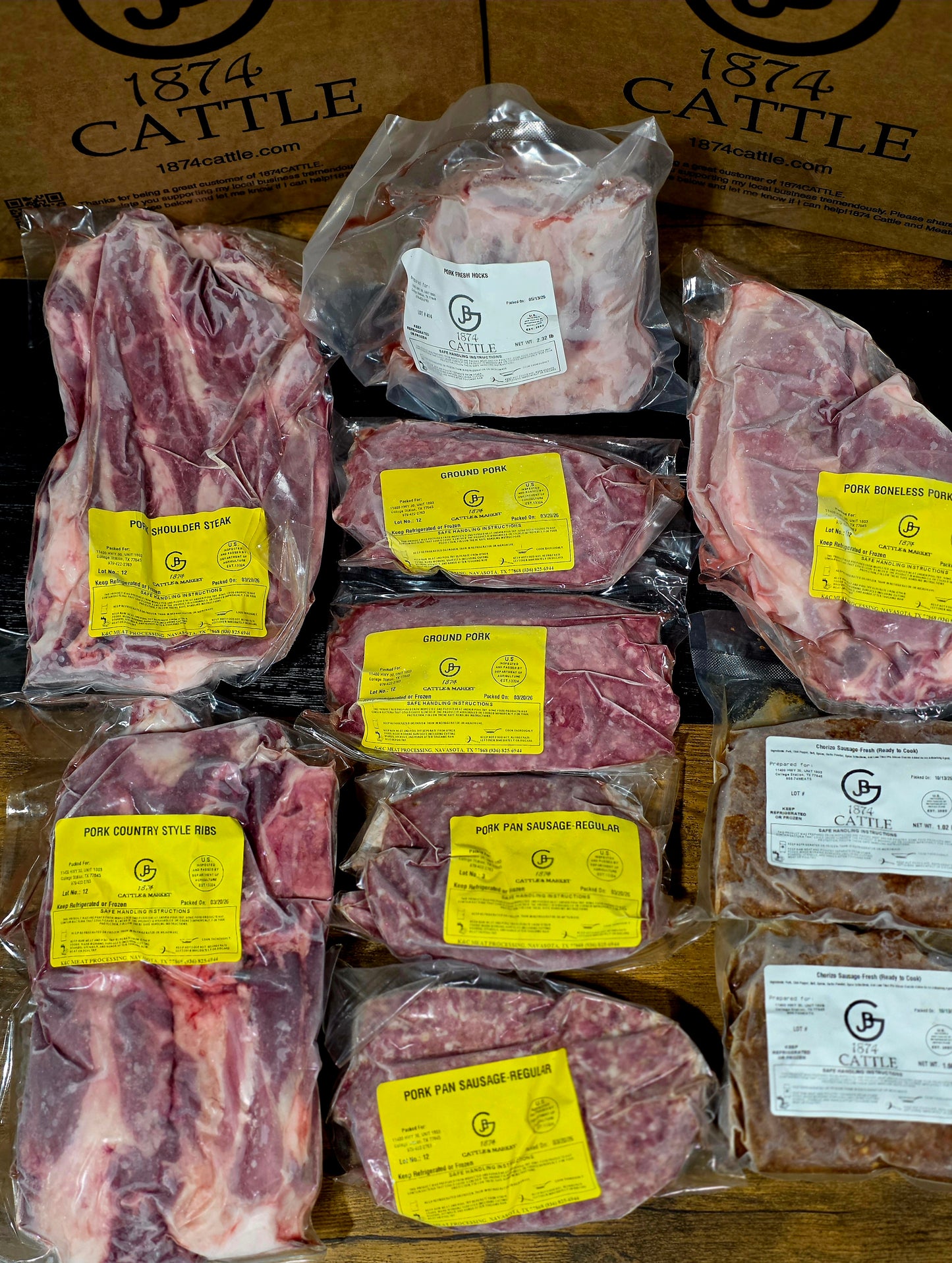 18 pound pork box