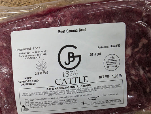 Beef 1lb Grass Fed 93/7